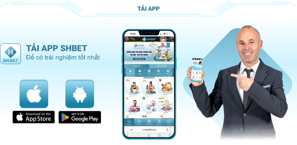 Tải app SHBET để có trải nghiệm hoàn hảo nhất.